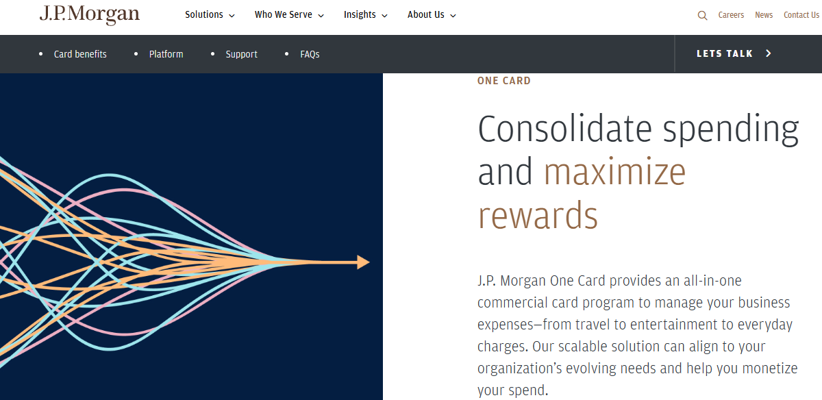 JP Morgan’s “One Card”